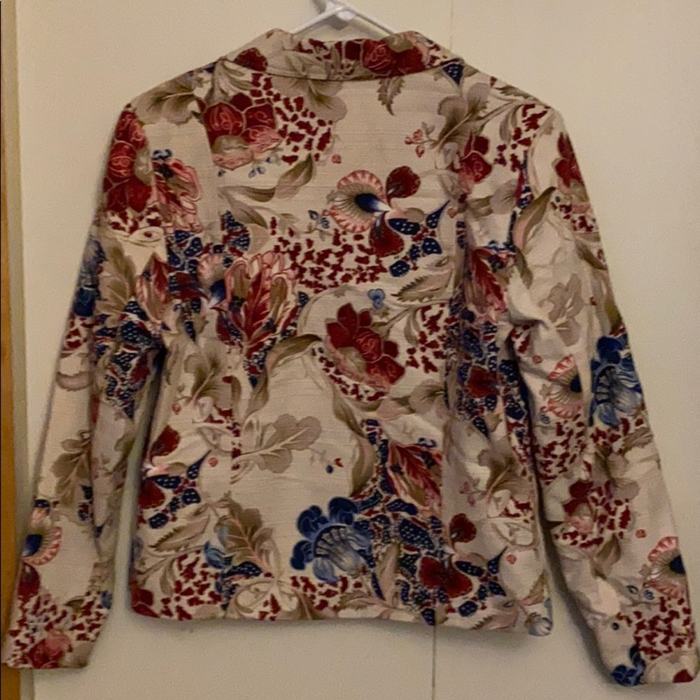 Flower Patterned Blazer - image 3